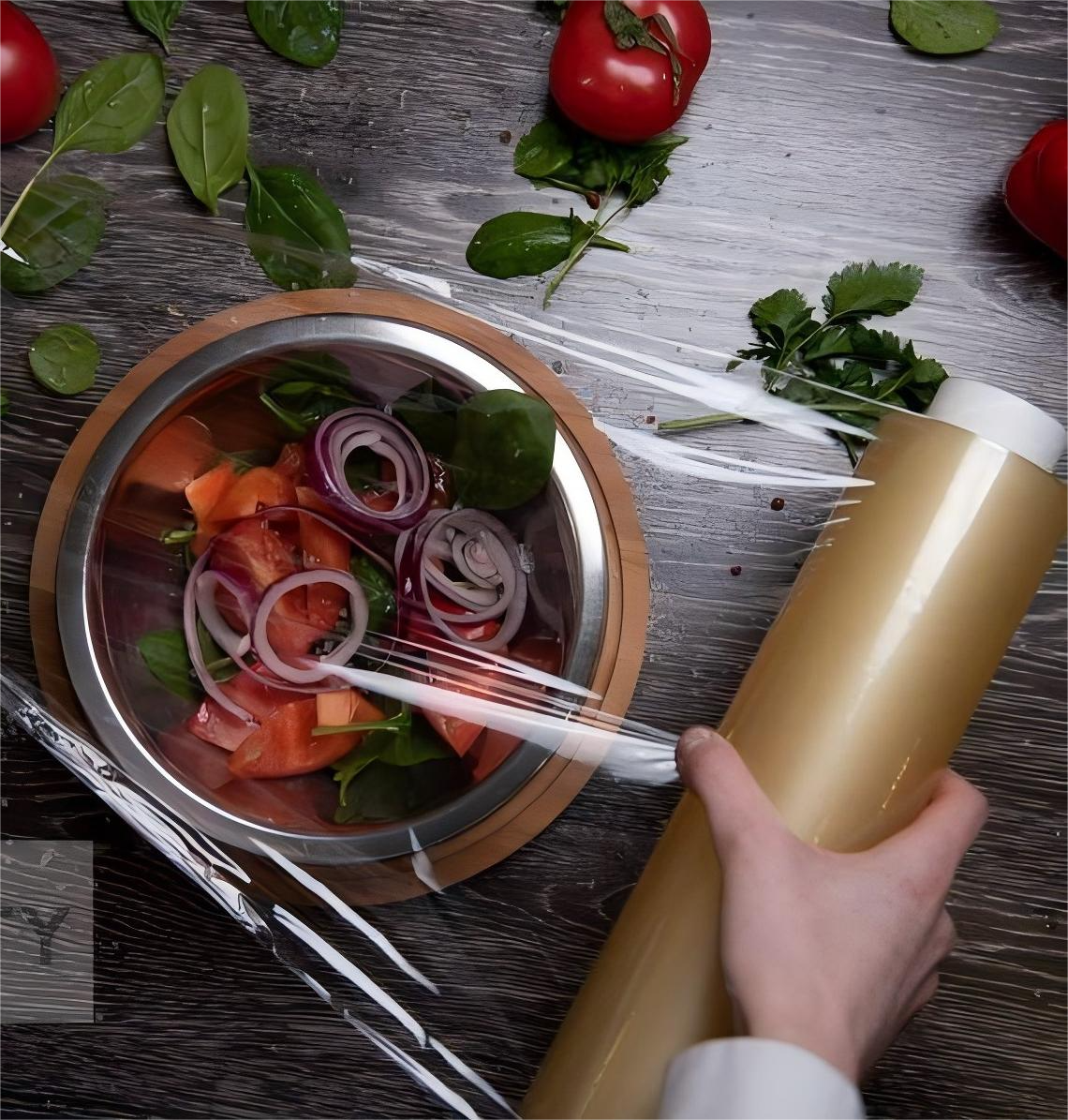 Pellicola estensibile in PVC per uso alimentare