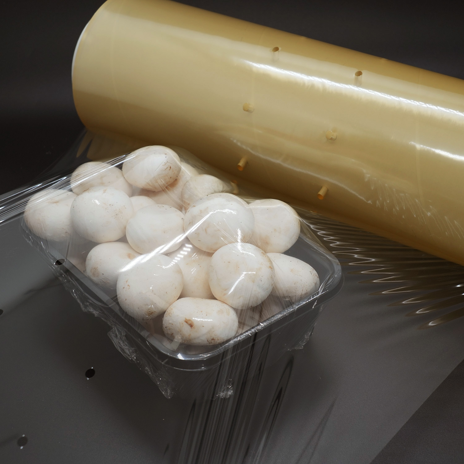 Pellicola trasparente in PVC antiappannamento per uso alimentare all'ingrosso all'ingrosso, migliore frutta fresca e verdura, pellicola trasparente in PVC 100M-1500M