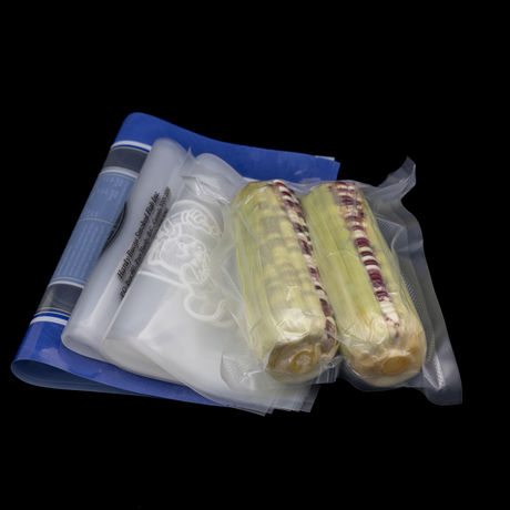 Sacchetto di imballaggio sottovuoto con barriera in rilievo stampato personalizzato, sacchetto di imballaggio con sigillo di stoccaggio in plastica per alimenti, per imballaggi alimentari