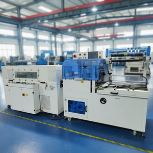 Macchina avvolgitrice termoretraibile per confezionatrice termoretraibile ad alta velocità L726 completamente automatica con tunnel termoretraibile per l'imballaggio di bottiglie