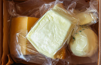 Borse termoretraibili per imballaggio alimentare con barriera termoretraibile per alimenti a colori personalizzati per formaggio