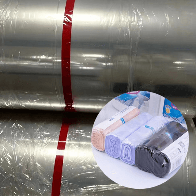 Pellicola PCR ampiamente utilizzata per i sacchi della spazzatura